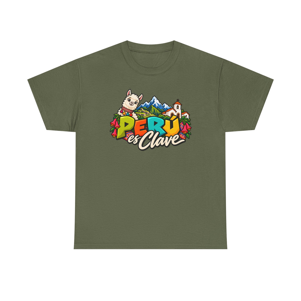 Best Perú es Clave T-Shirt - Alpaca & Machu Picchu Tee Gift