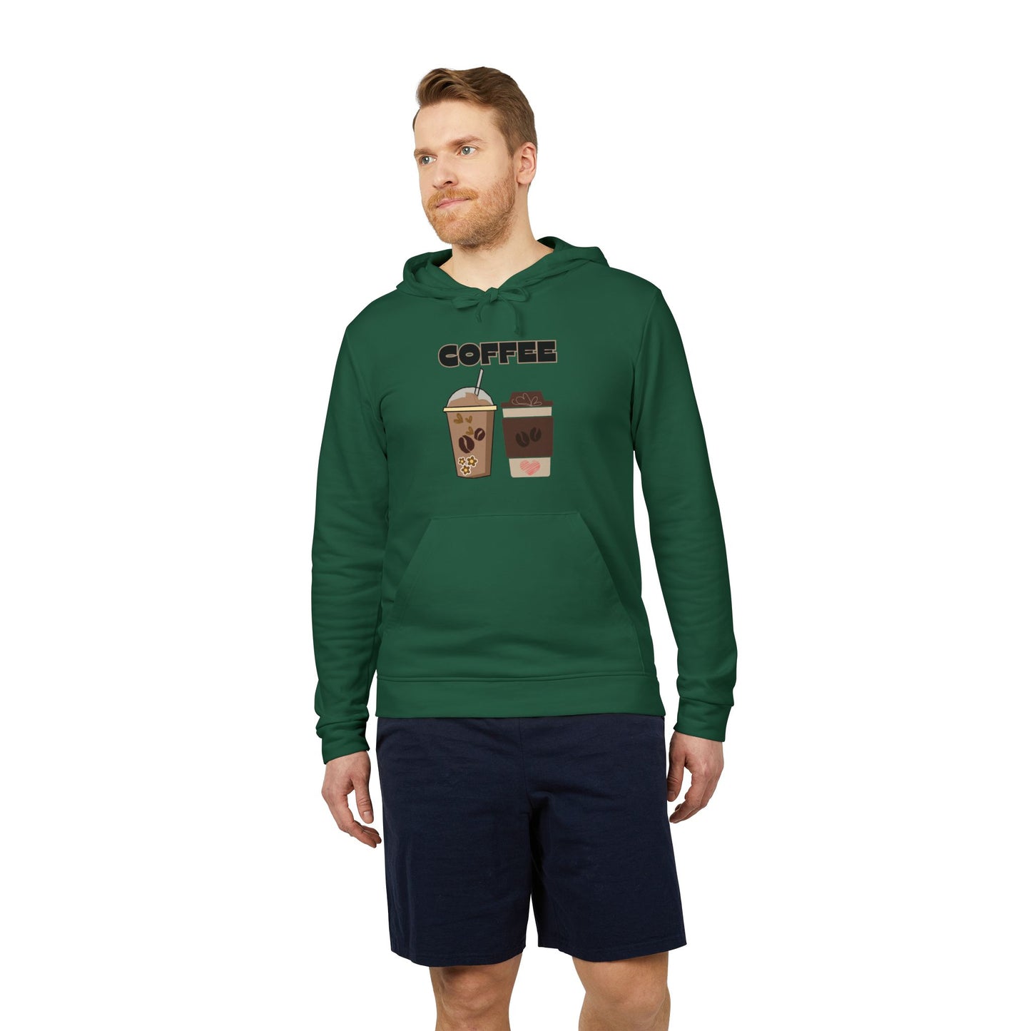 Best Customized adidas Unisex Fleece Coffee Hoodie For Coffee Addicts