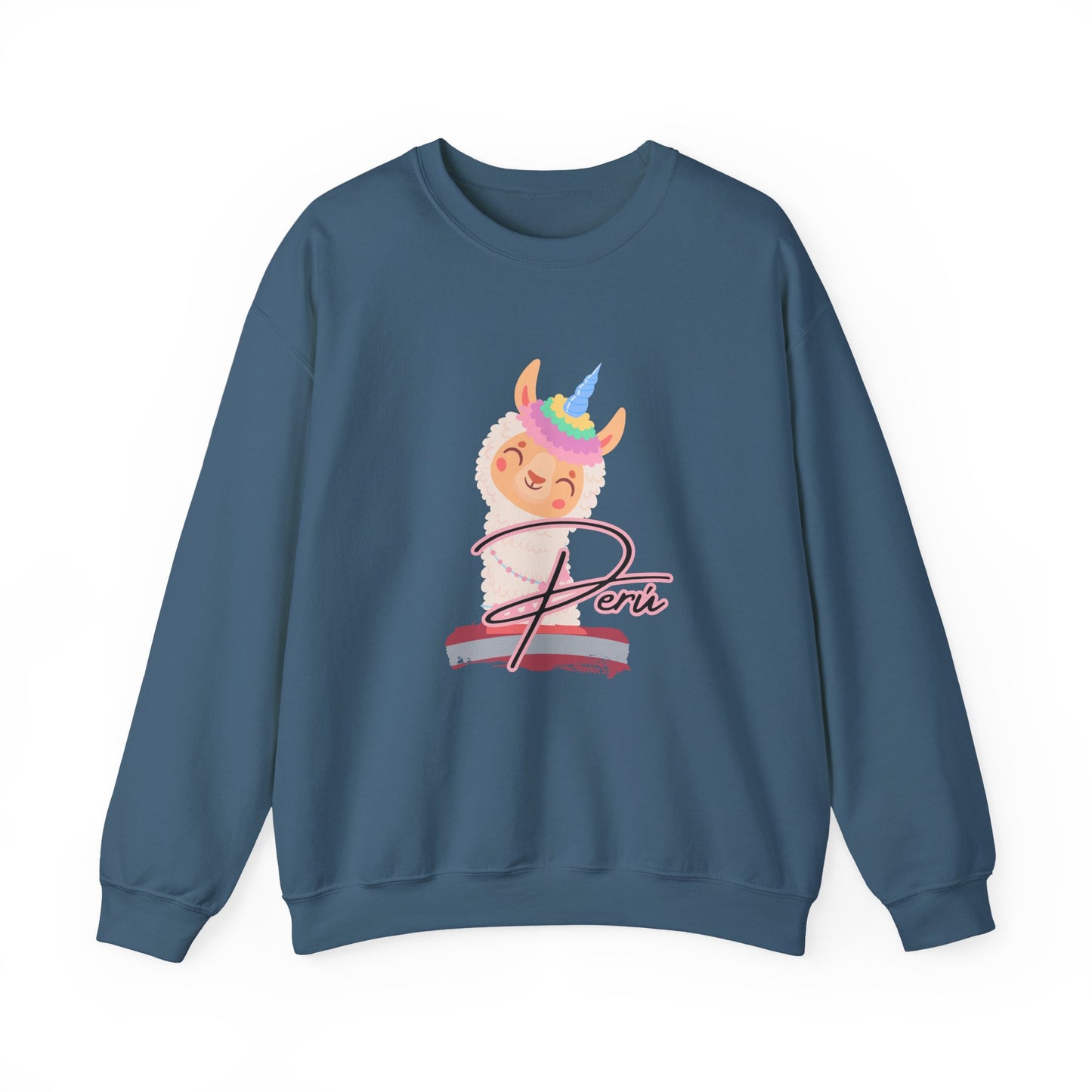Best Peruvian Unisex Sweatshirt "Llama Unicorn"