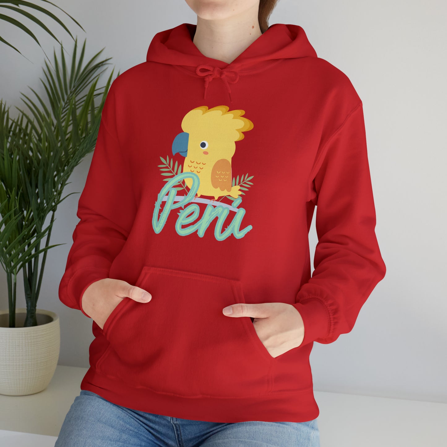 Peruvian Unisex Hoodie 'Gallito de las Rocas'