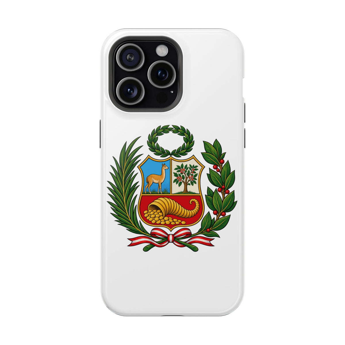 Best Peru Coat of Arms Phone Case - Escudo Nacional Gift