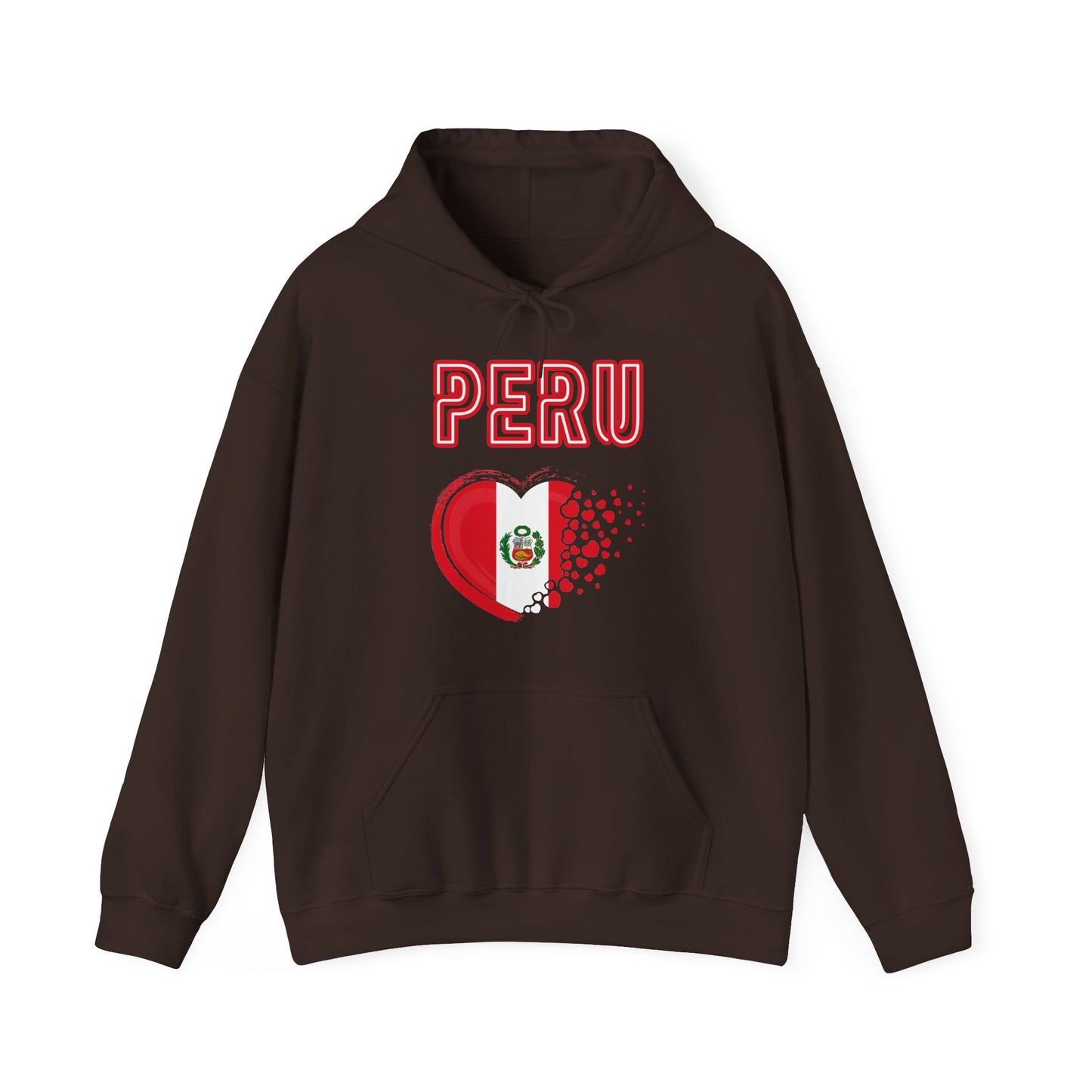 Best Peru Heart Flag Hoodie - Peruvian Pullover