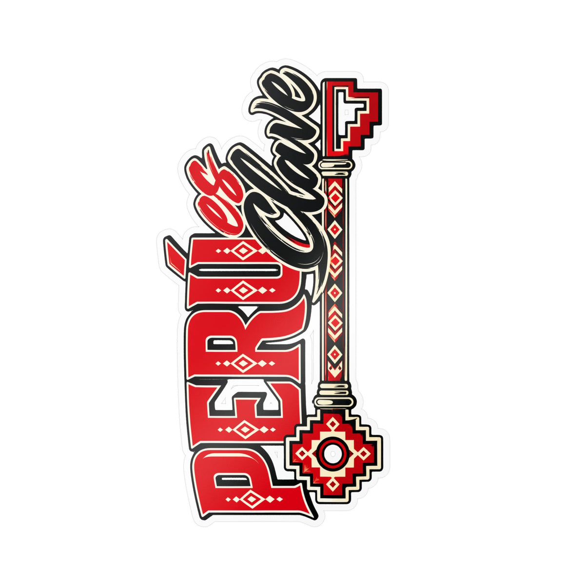 Best Perú es Clave Sticker - Chakana Key Vinyl Decal Gift