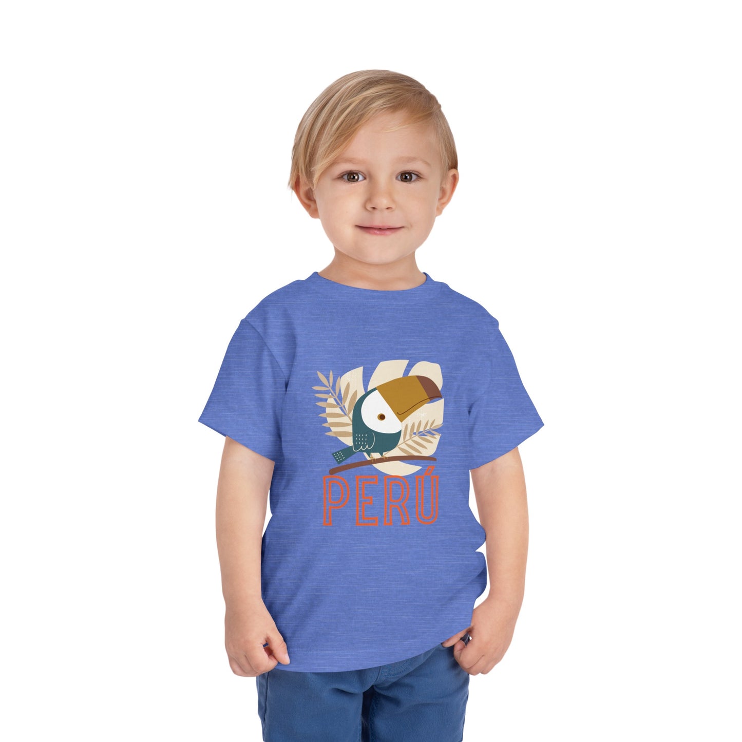 Best PeruvianToddler Short Sleeve Tee "Peru Toucan"