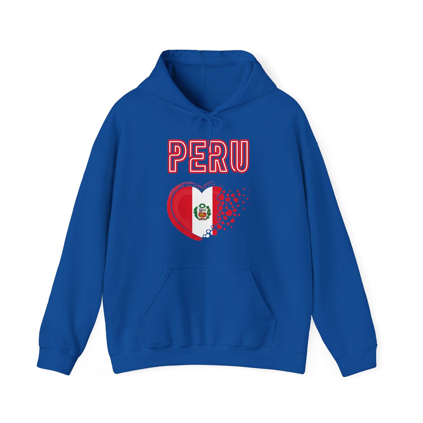 Best Peru Heart Flag Hoodie - Peruvian Pullover