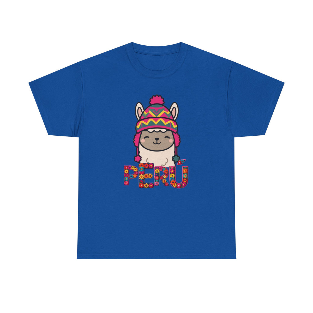 Best Peru Chullo Llama T-Shirt USA Unisex Andean Pride Tee