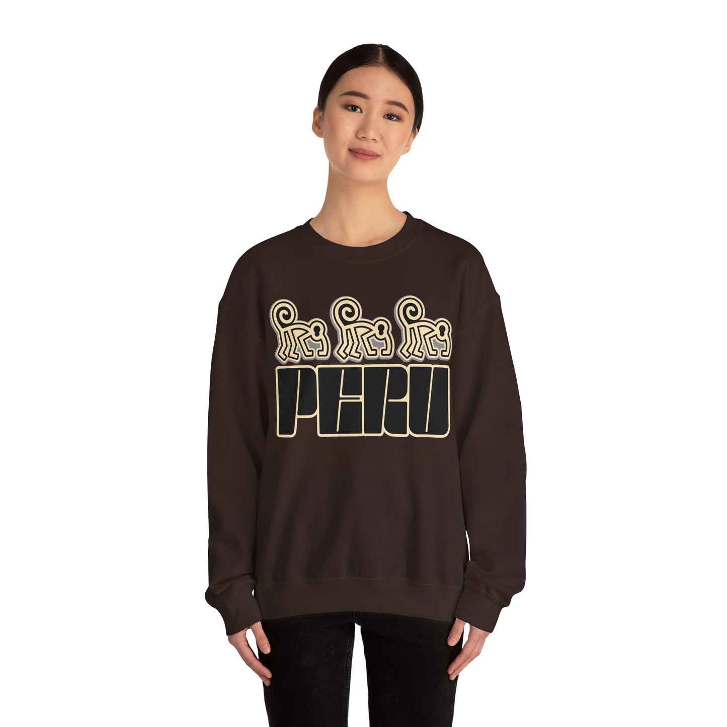 Best Peru Nazca Monkey Sweatshirt - Peruvian Crewneck