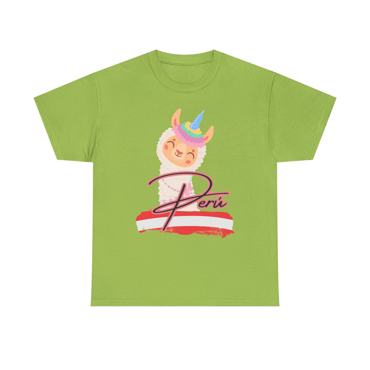 Best Peru Unicorn Llama T-Shirt USA Unisex Cute Peru Pride Tee