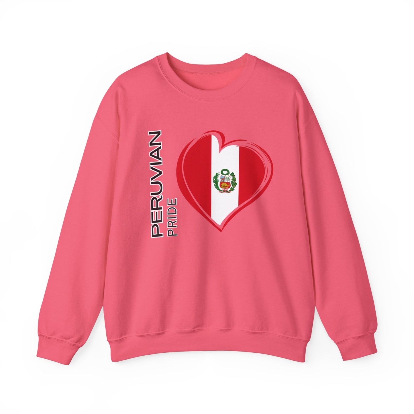 Best Peruvian Unisex Sweatshirt "Peruvian Pride Heart"