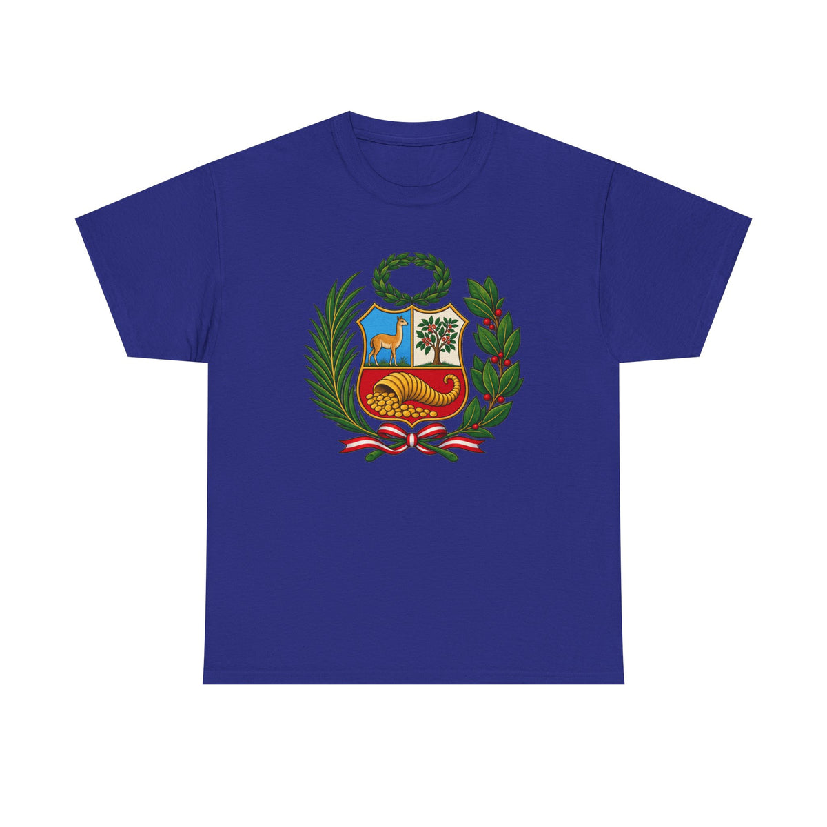Best Peru Coat of Arms T-Shirt - Escudo Nacional Tee Gift