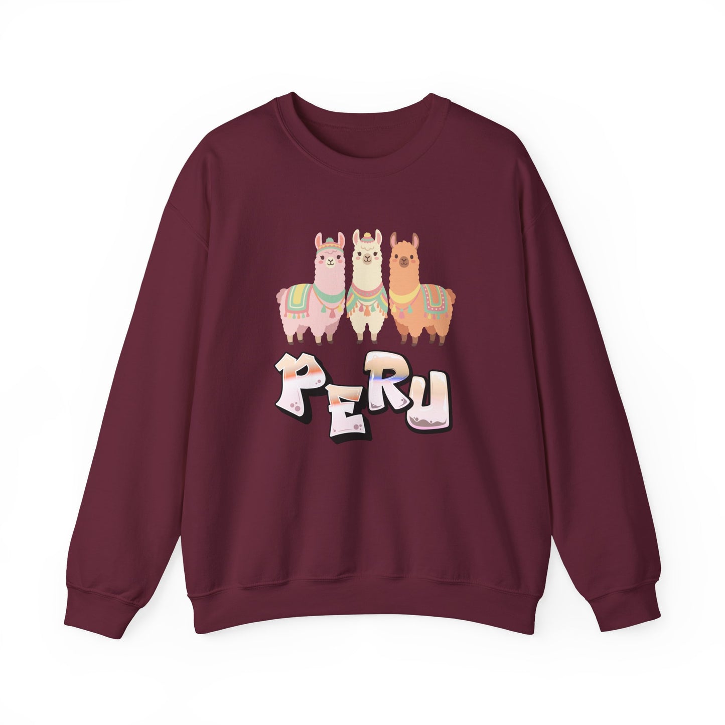 Best Peru Three Llamas Sweatshirt - Peruvian Crewneck