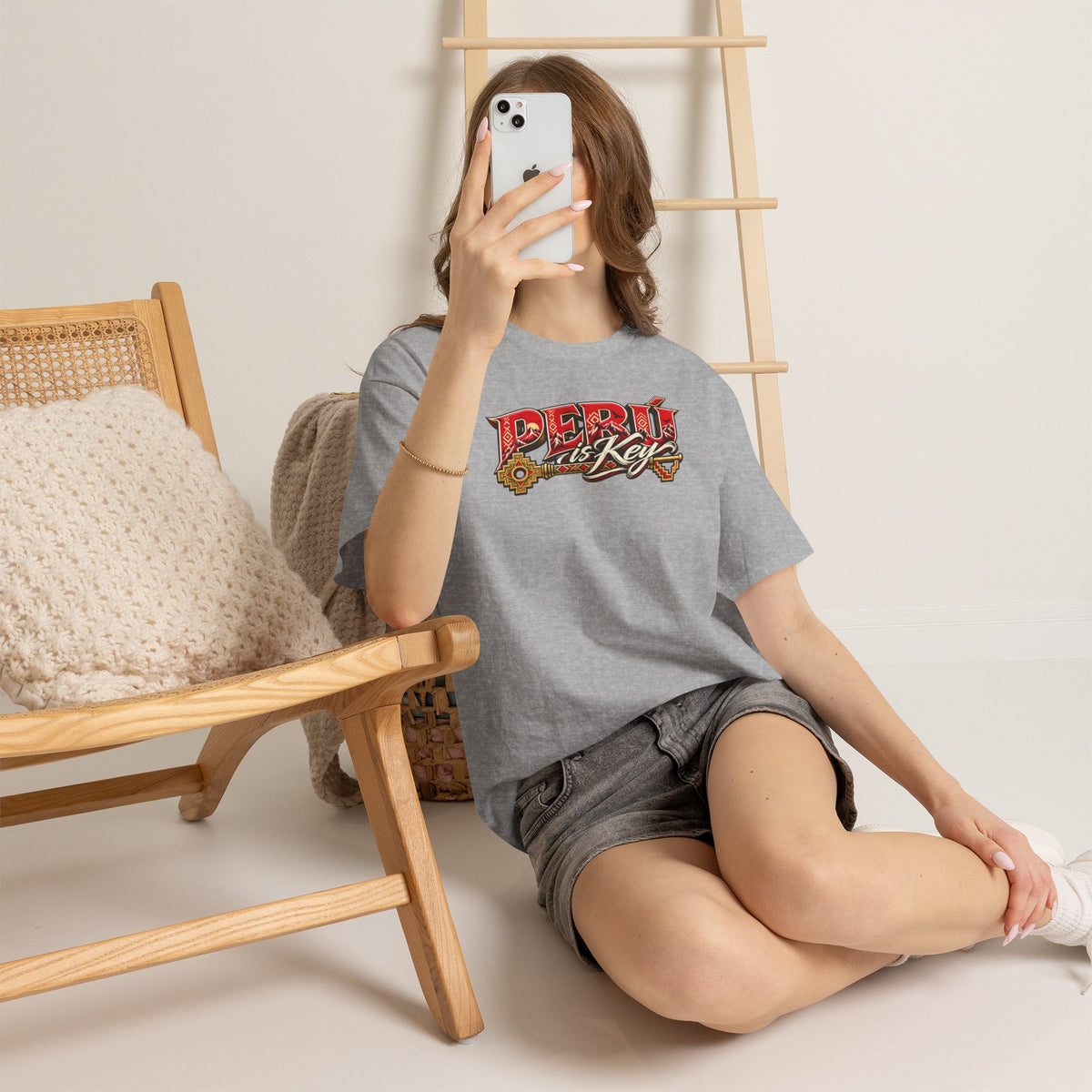 Best Peru is Key T-Shirt - Andes Sun & Condor Peruvian Tee