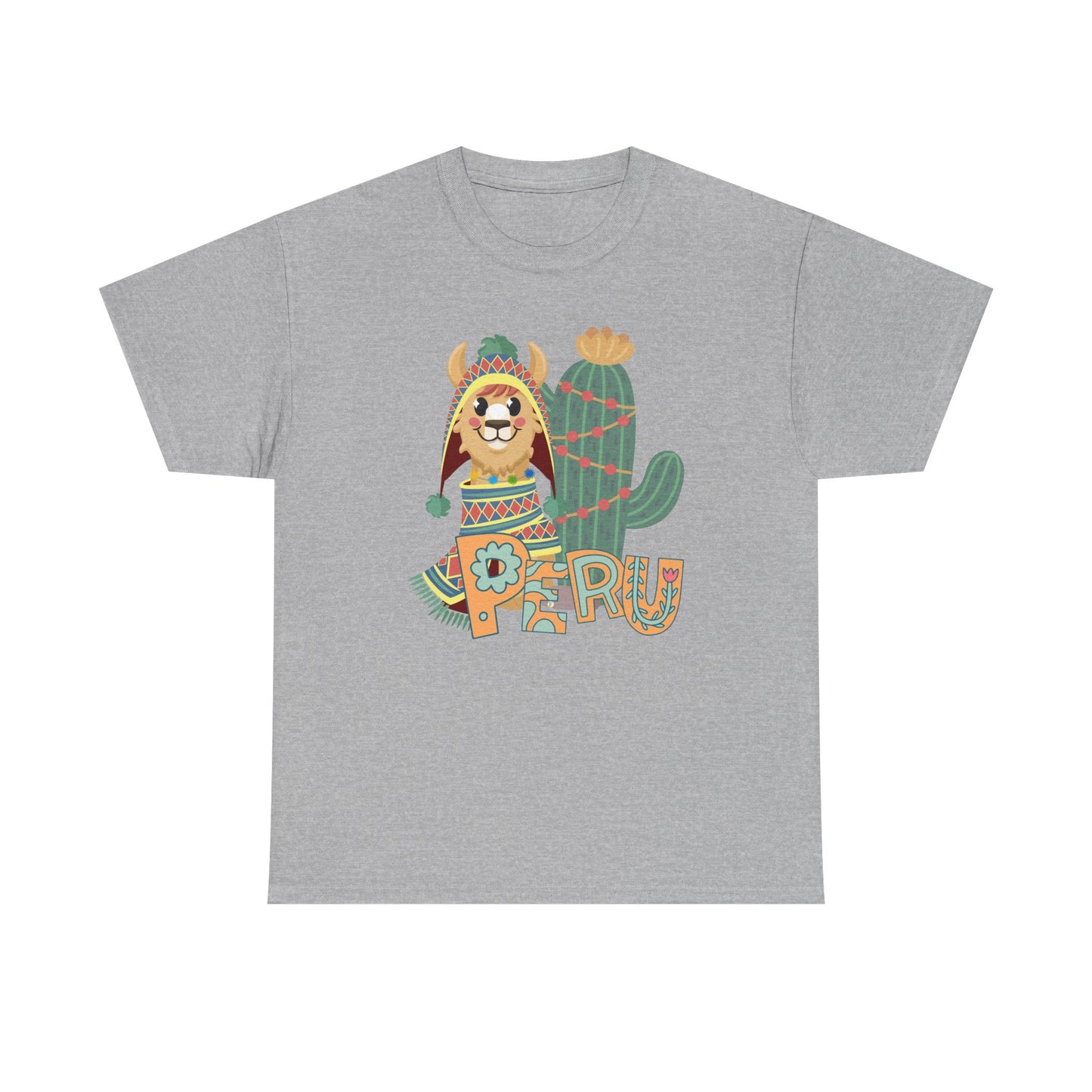 Best Peru Chullo Llama T-Shirt USA — Peruvian Pride Tee