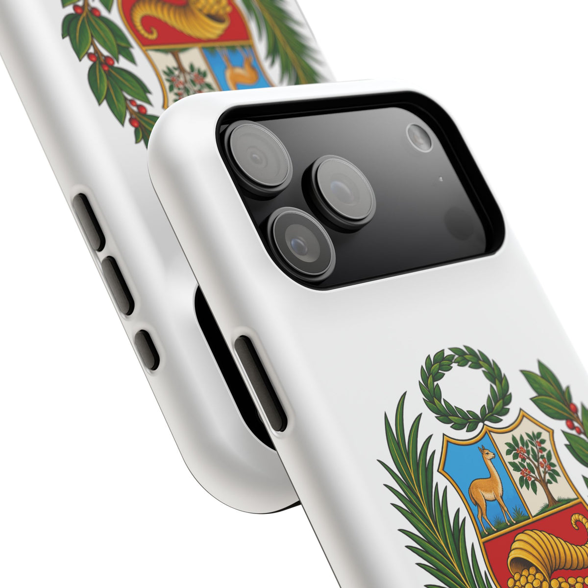 Best Peru Coat of Arms Phone Case - Escudo Nacional Gift
