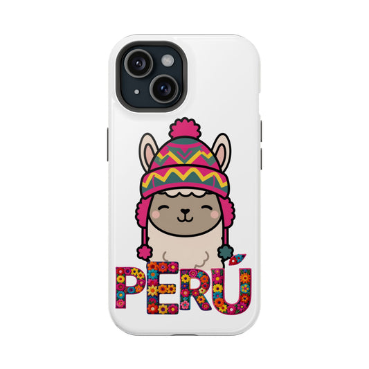 Best Peru Phone Case – Cute Llama with Chullo | Peruvian Gift