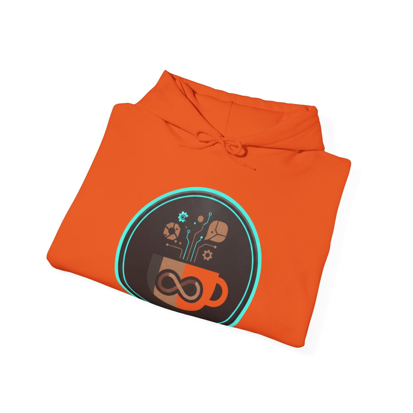 ♾️☕ Infinity Coffee Tech Hoodie USA | Modern Coffee Lovers Hoodie