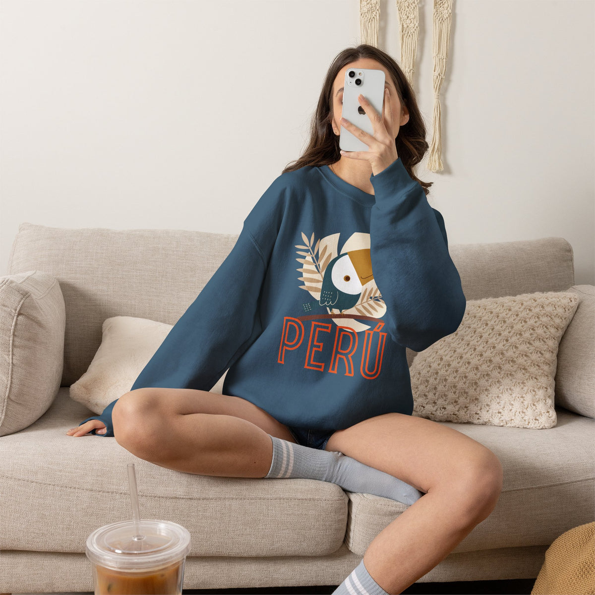 Best Peruvian Unisex Sweatshirt "Peru Toucan"