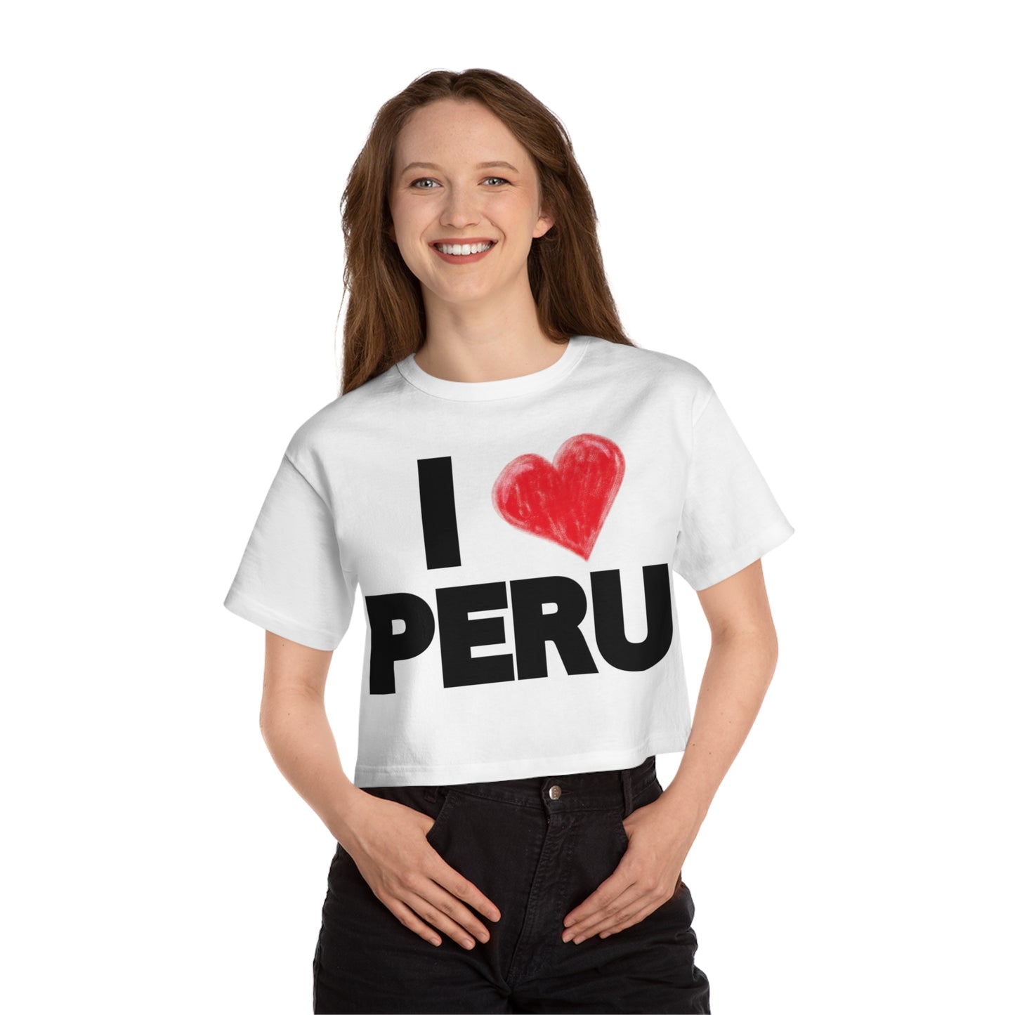 Champion Peruvian Cropped T-Shirt Champion "Love Peru"