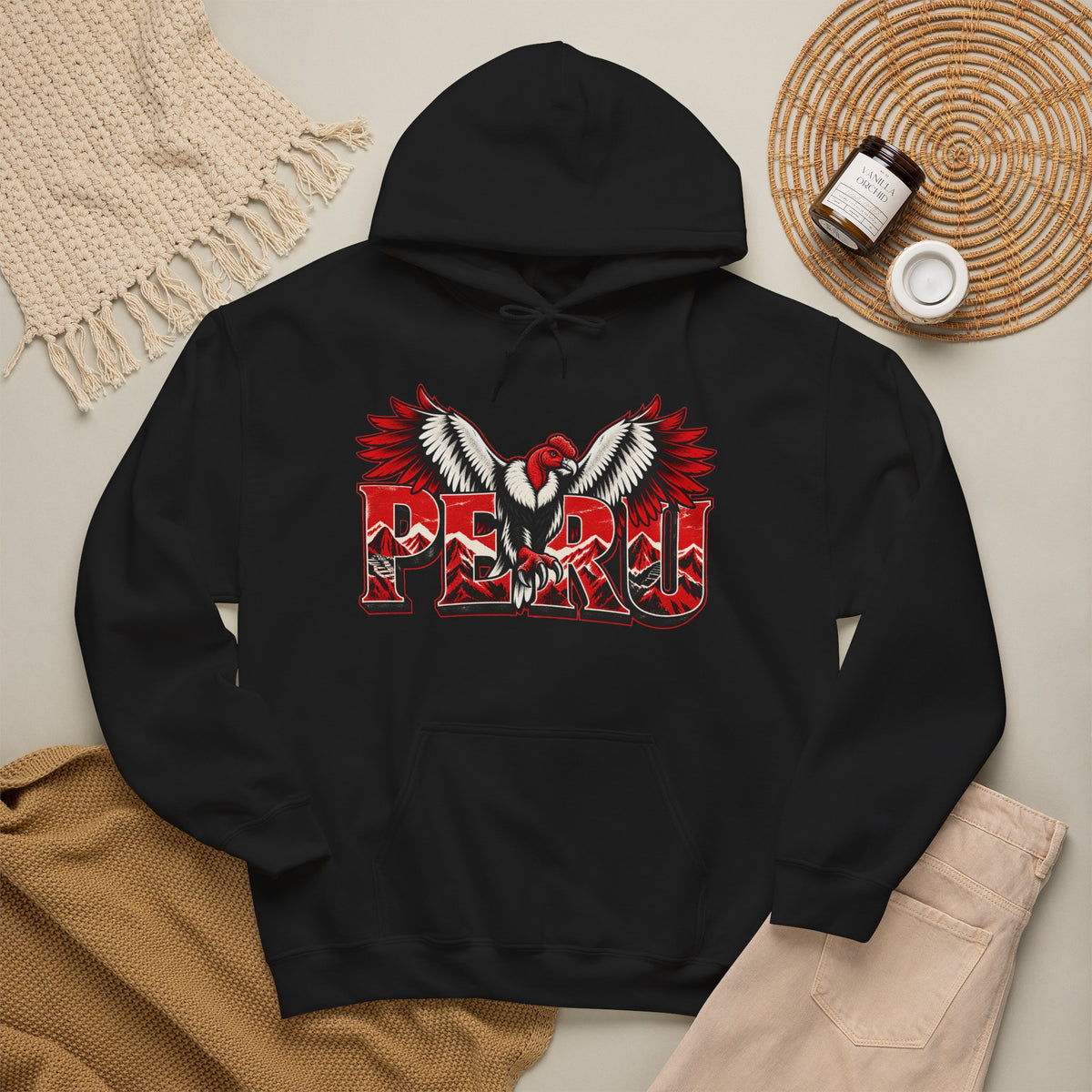 Best Peru Condor Hoodie - Peruvian Pullover