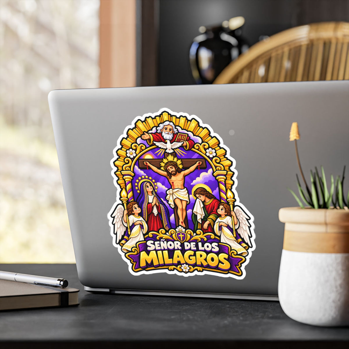 Best Señor de los Milagros Sticker - Mes Morado Decal Gift