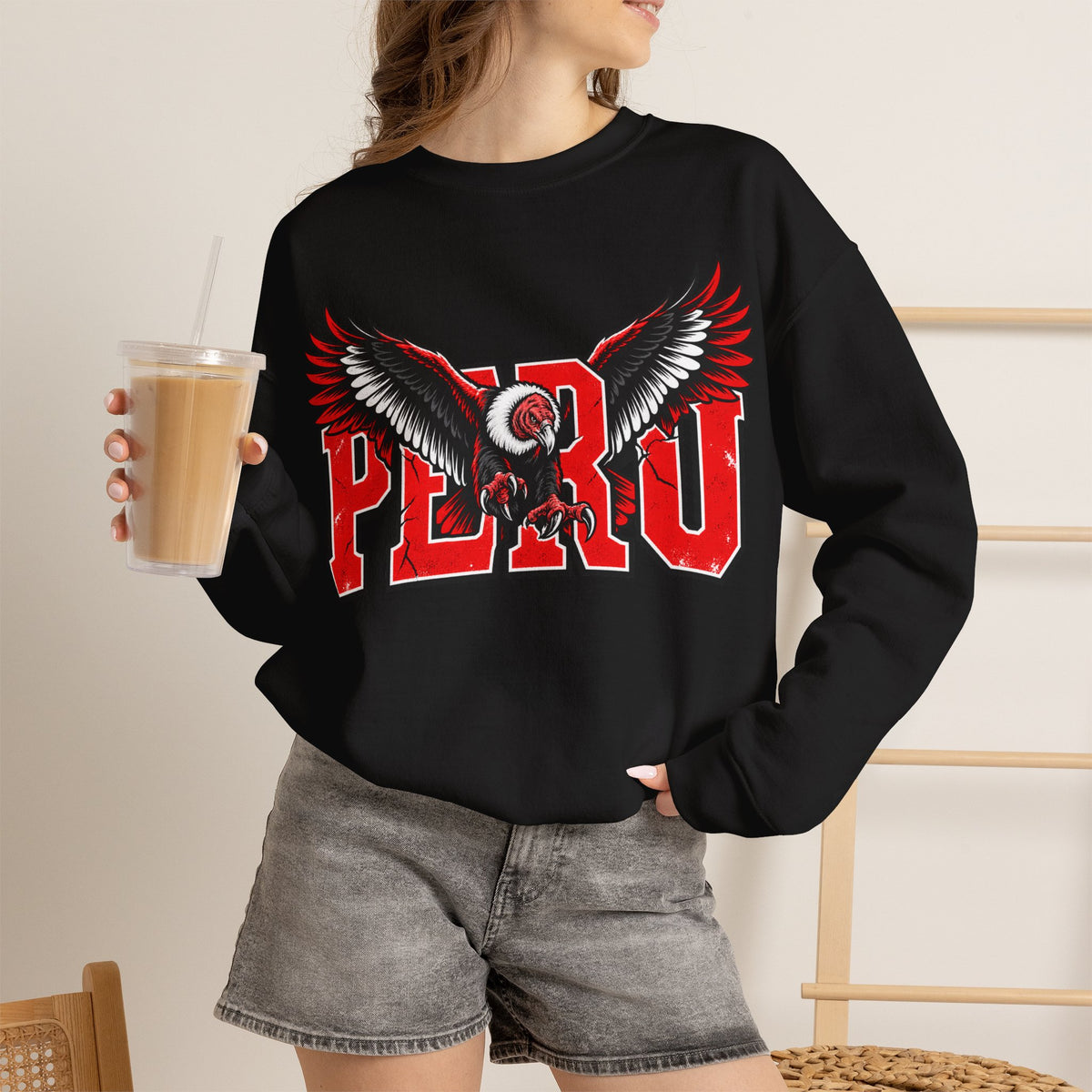 Best Peru Varsity Sweatshirt - Condor Crewneck Fan Gift