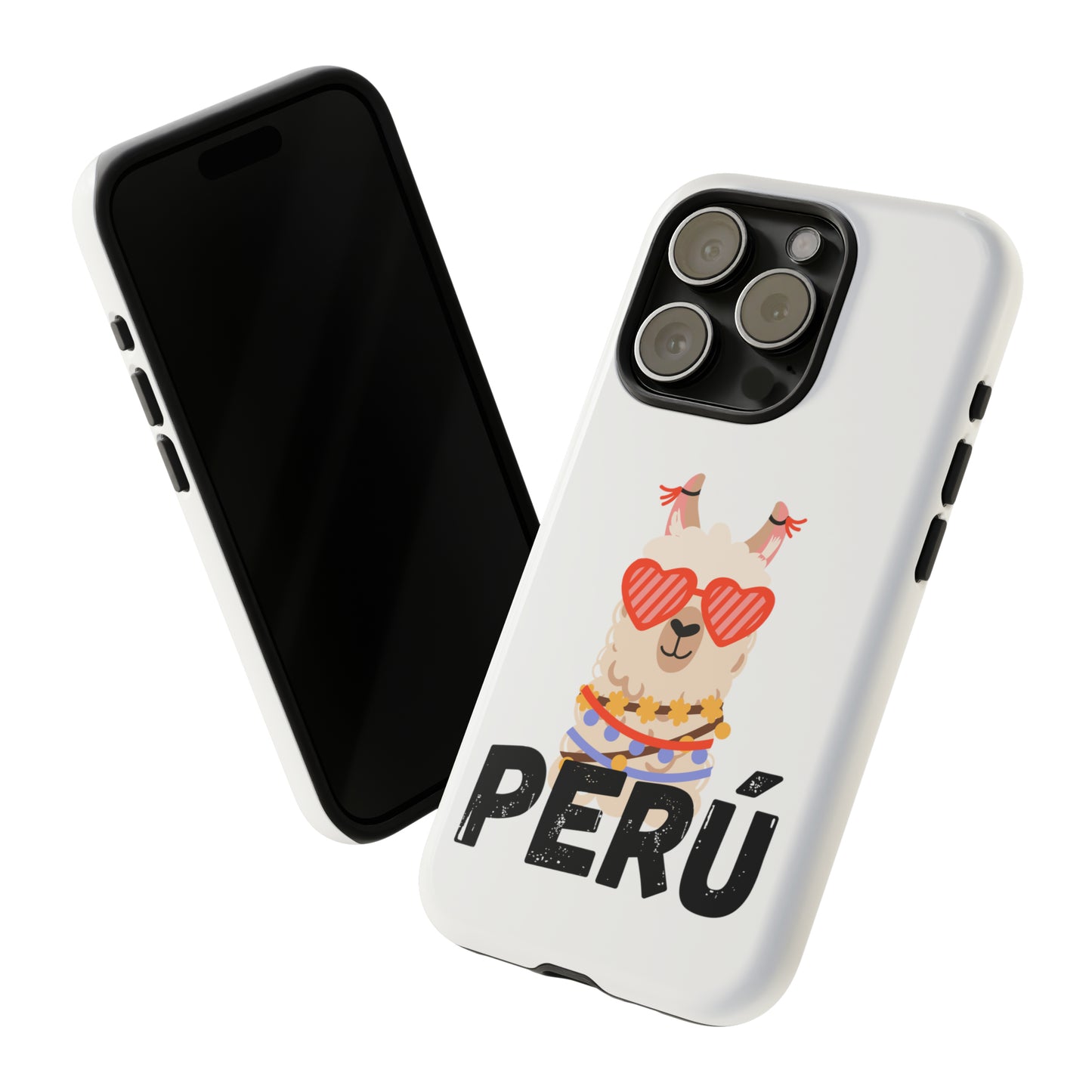 Tough iPhone  Cases "Peruvian Llama"