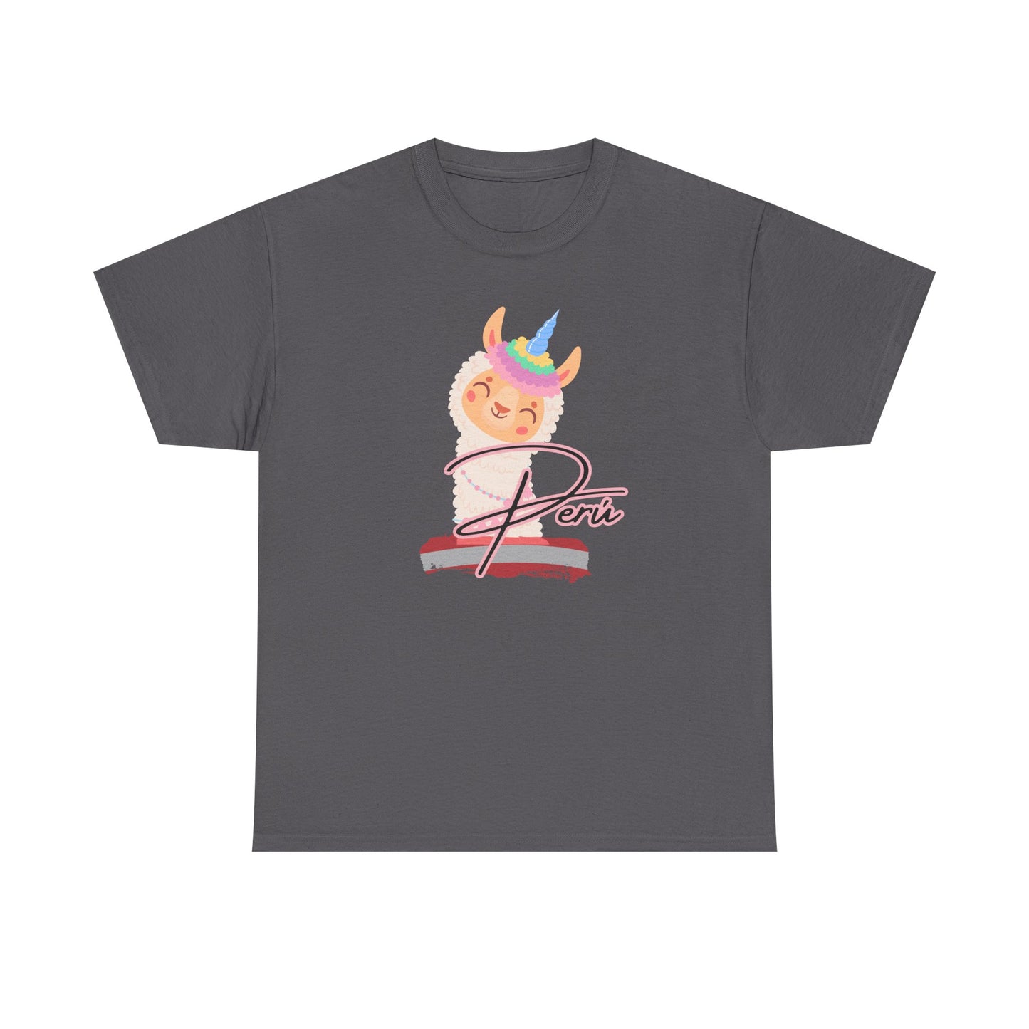 Best Peru Unicorn Llama T-Shirt USA Unisex Cute Peru Pride Tee