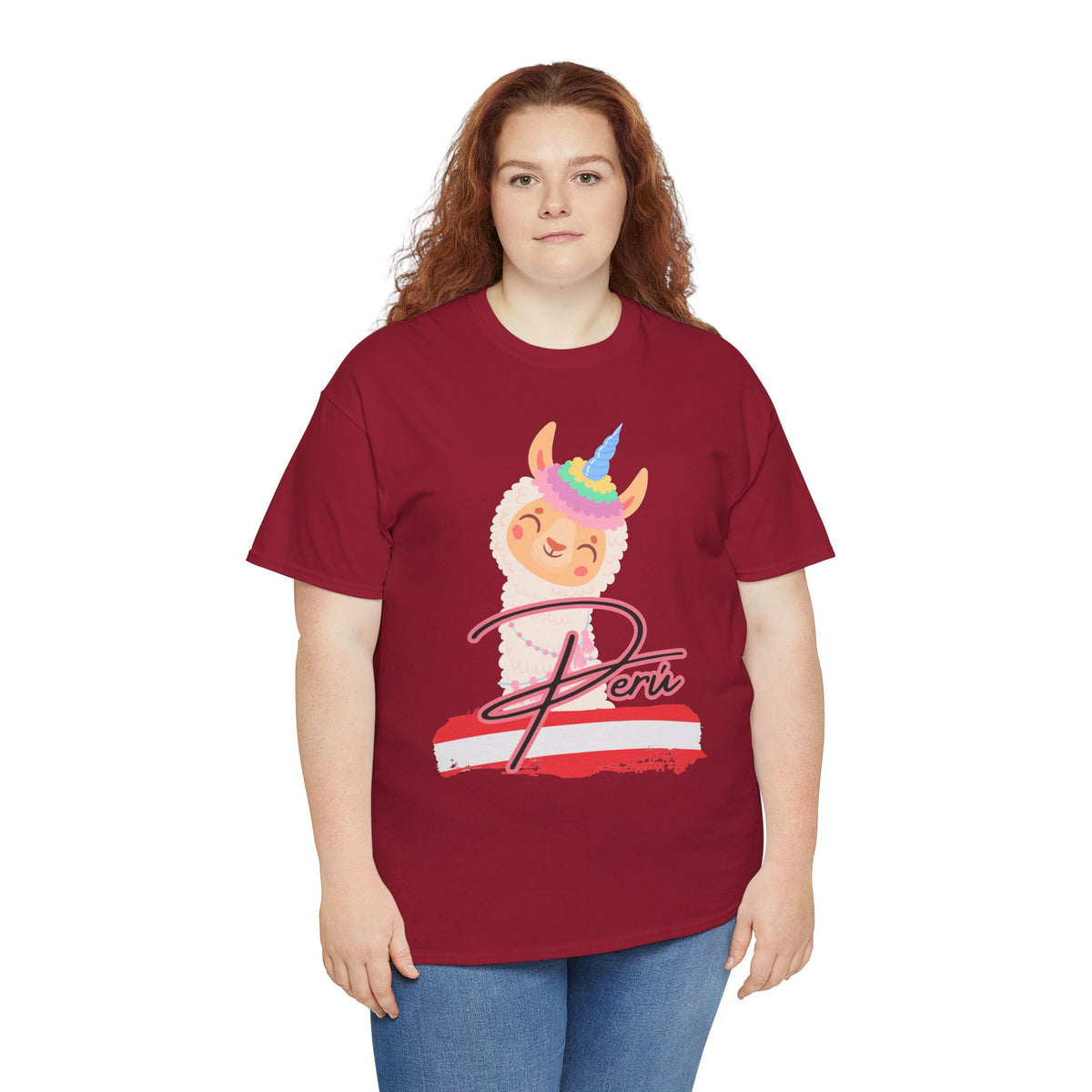 Best Peru Unicorn Llama T-Shirt USA Unisex Cute Peru Pride Tee