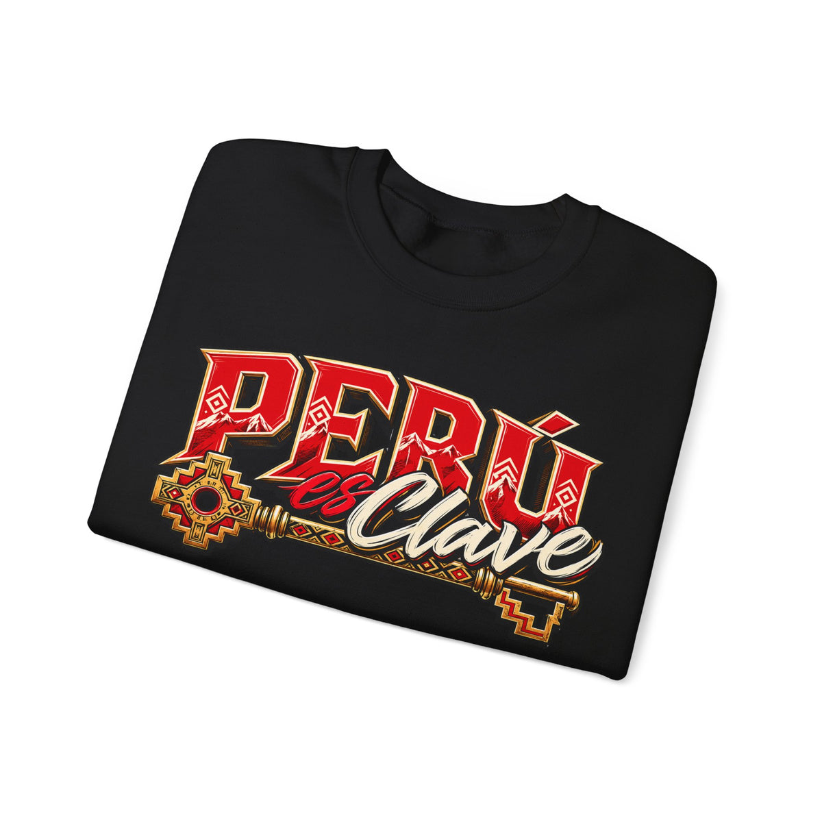 Best Perú es Clave Sweatshirt - Gold Key & Andes Crewneck