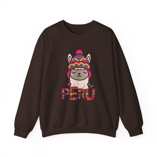 Best Peru Llama Chullo Sweatshirt - Cute Peruvian Tee