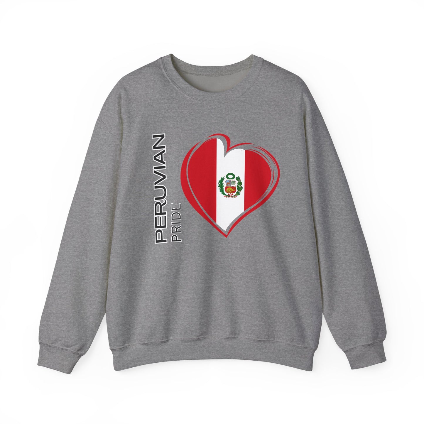 Best Peruvian Unisex Sweatshirt "Peruvian Pride Heart"