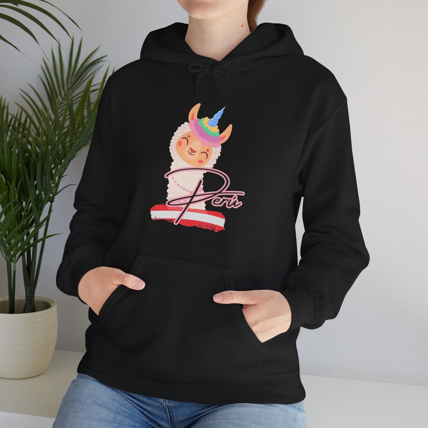Best Peruvian Unisex Hoodie "Llamacorn Perú"