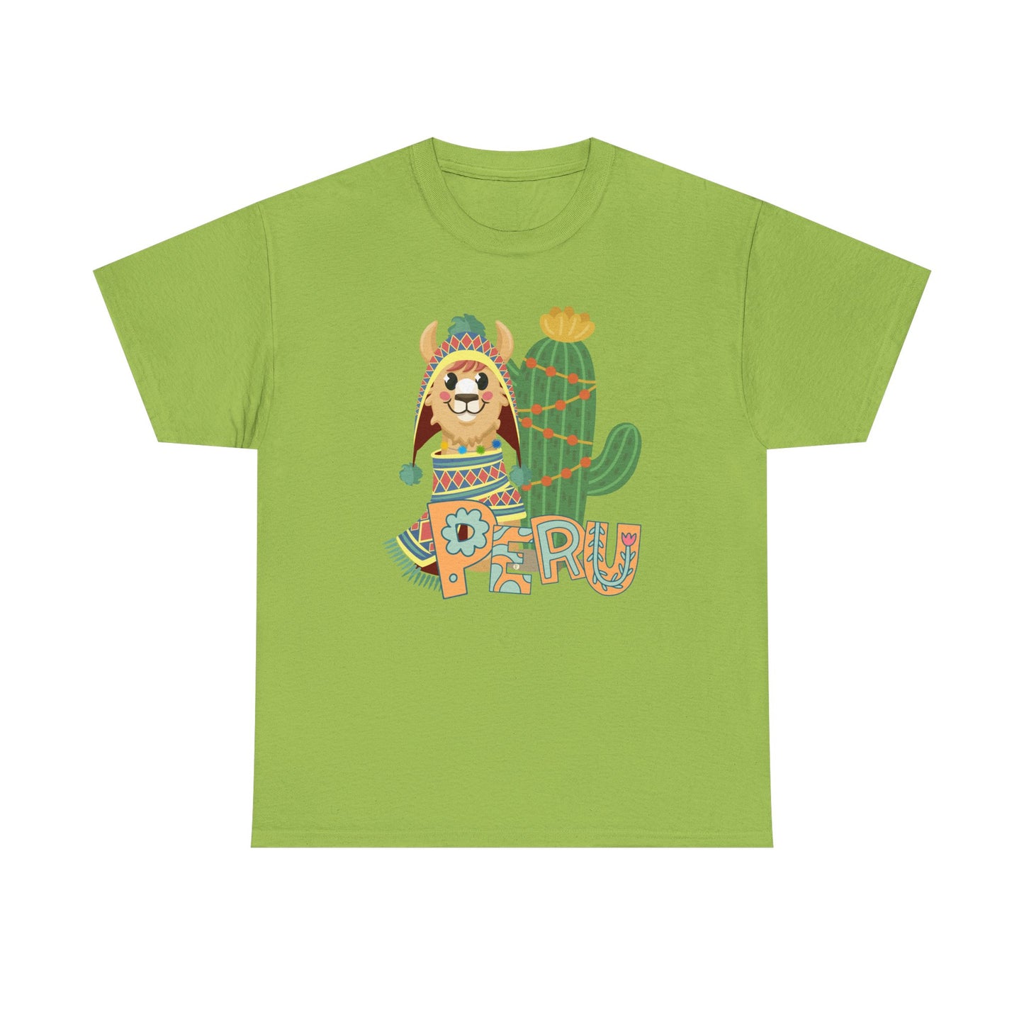 Best Peru Chullo Llama T-Shirt USA — Peruvian Pride Tee