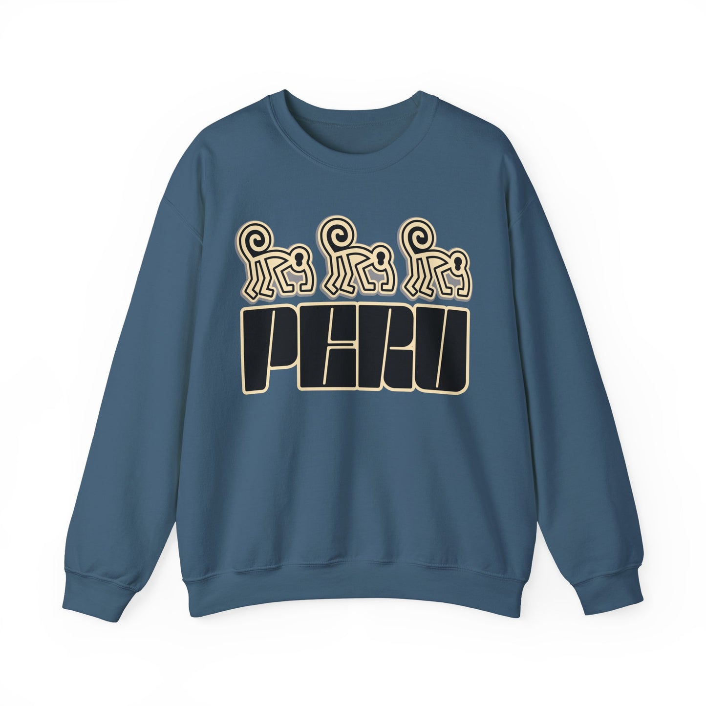 Best Peru Nazca Monkey Sweatshirt - Peruvian Crewneck