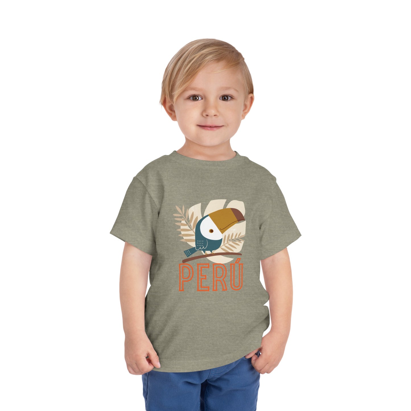 Best PeruvianToddler Short Sleeve Tee "Peru Toucan"