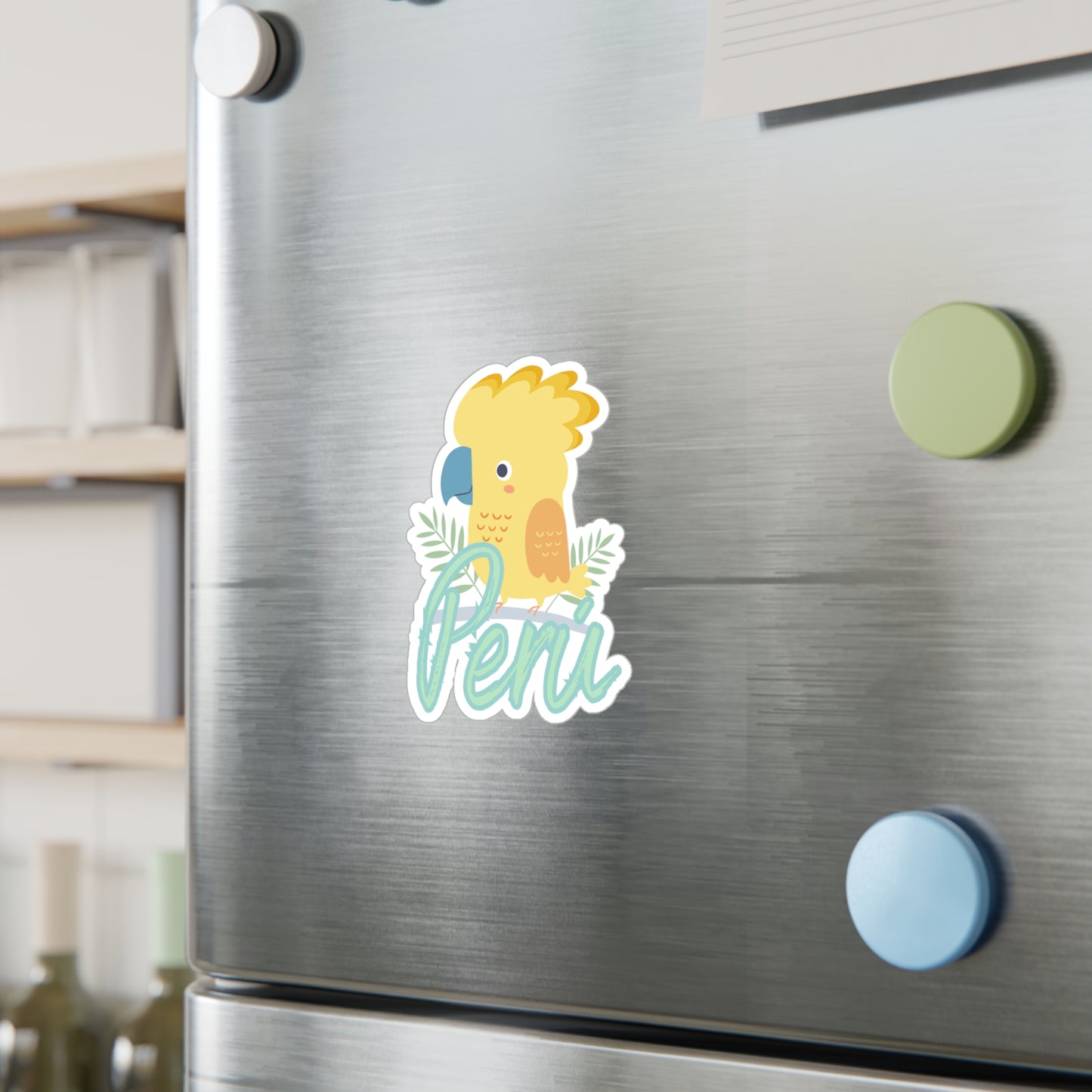 Best Peru Parrot Sticker USA Waterproof Vinyl Decal