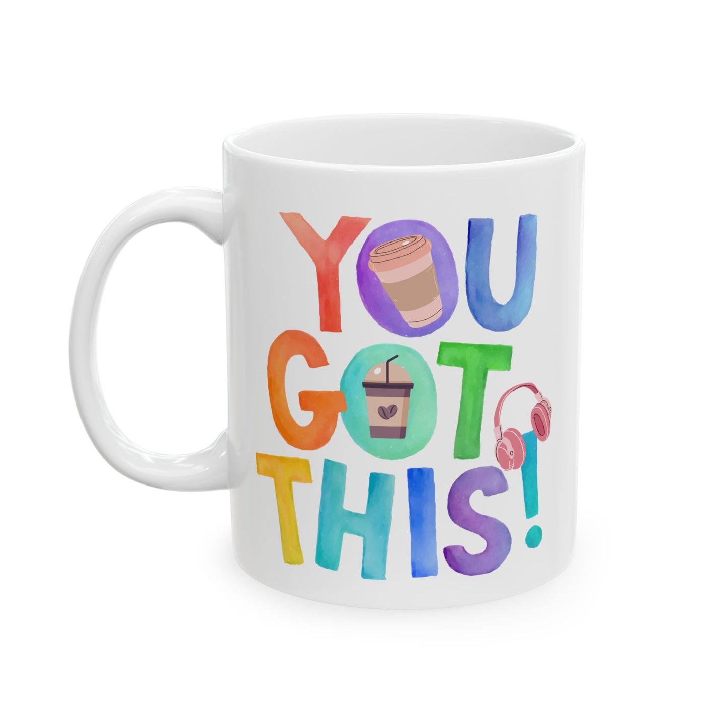 Best White 'You GoT This' Coffee Mug with Hidden Coffee Charm