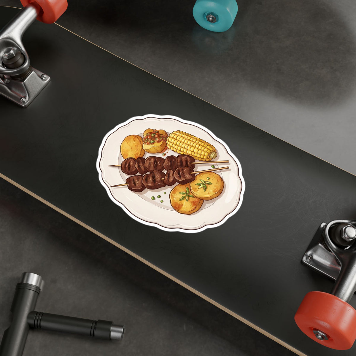Best Anticuchos Sticker - Peruvian Food Vinyl Decal Gift