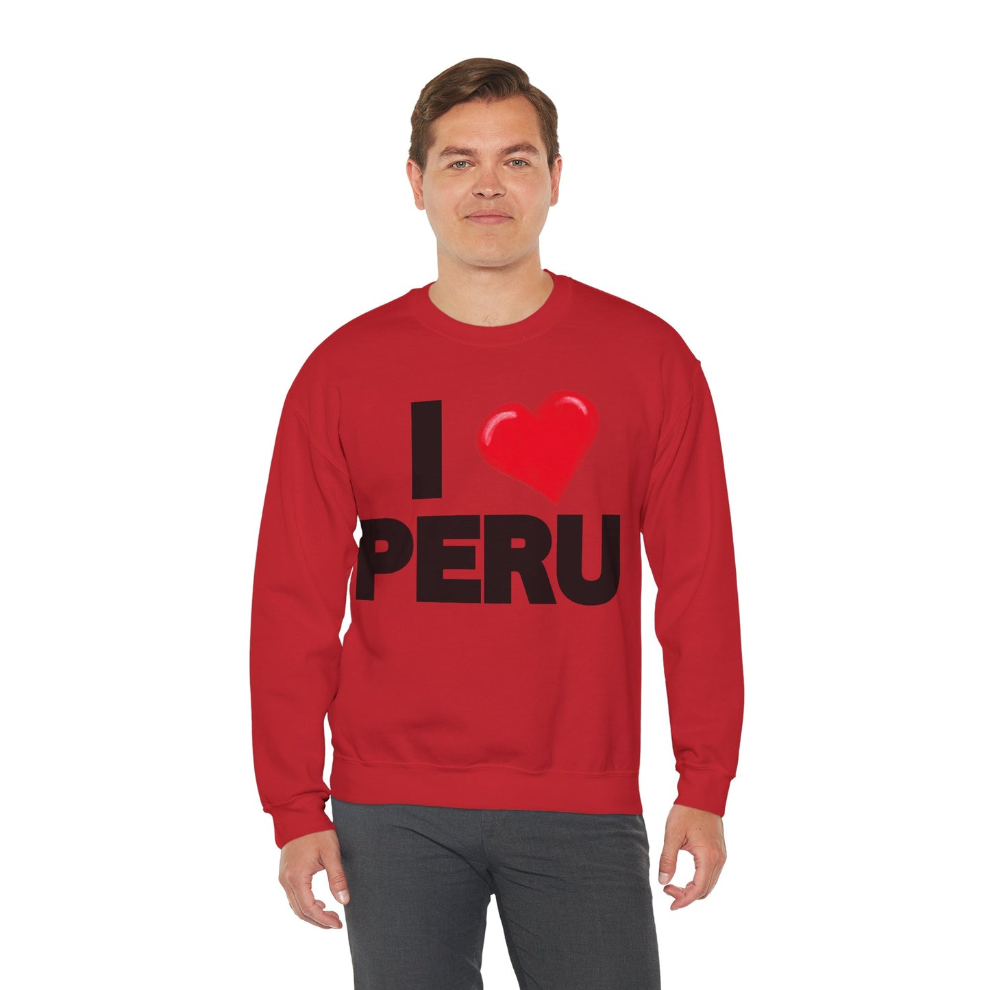 Best Unisex Sweatshirt Peruvian Inspired "I Love Peru"