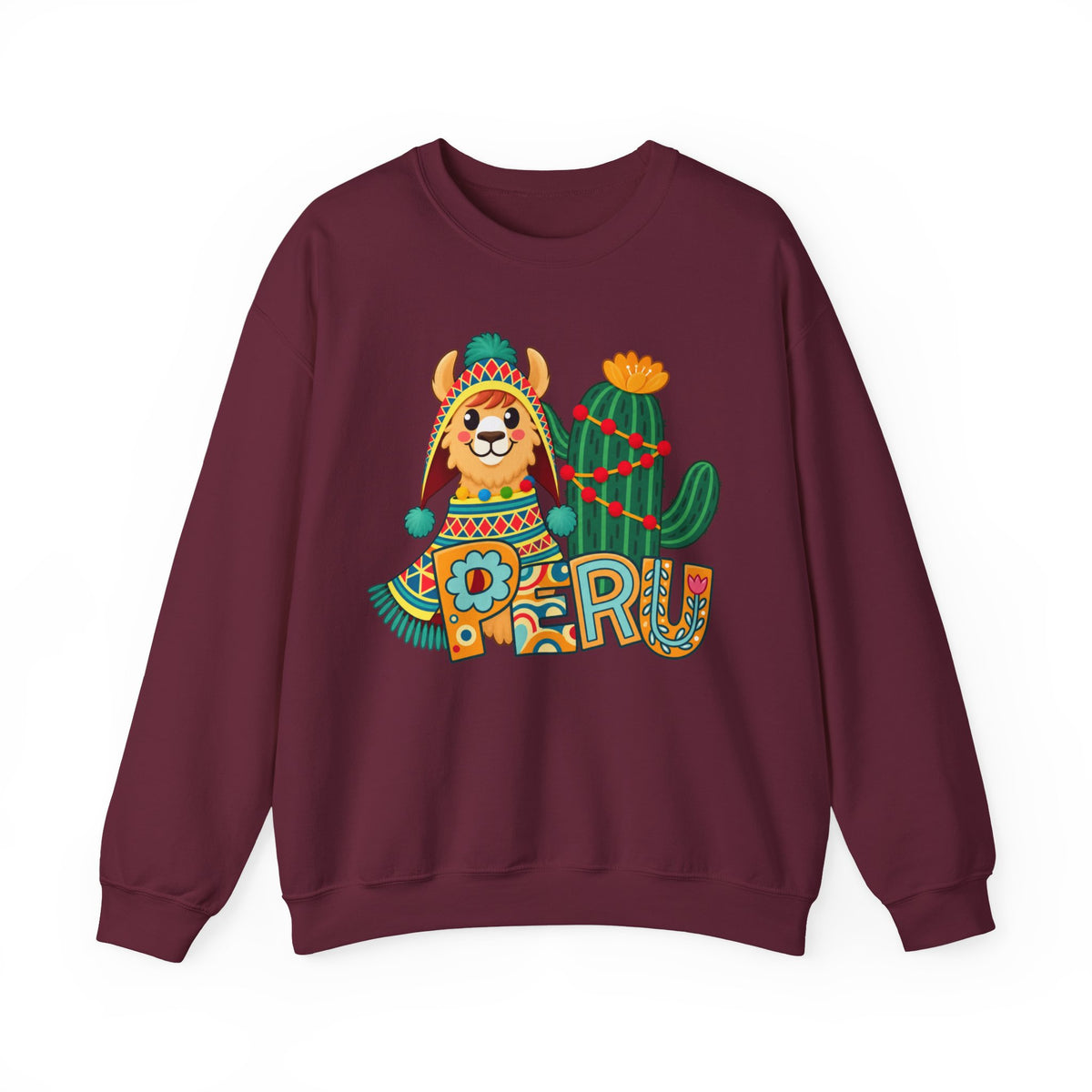 Best Peru Llama Sweatshirt - Cozy Peruvian Crewneck Gift