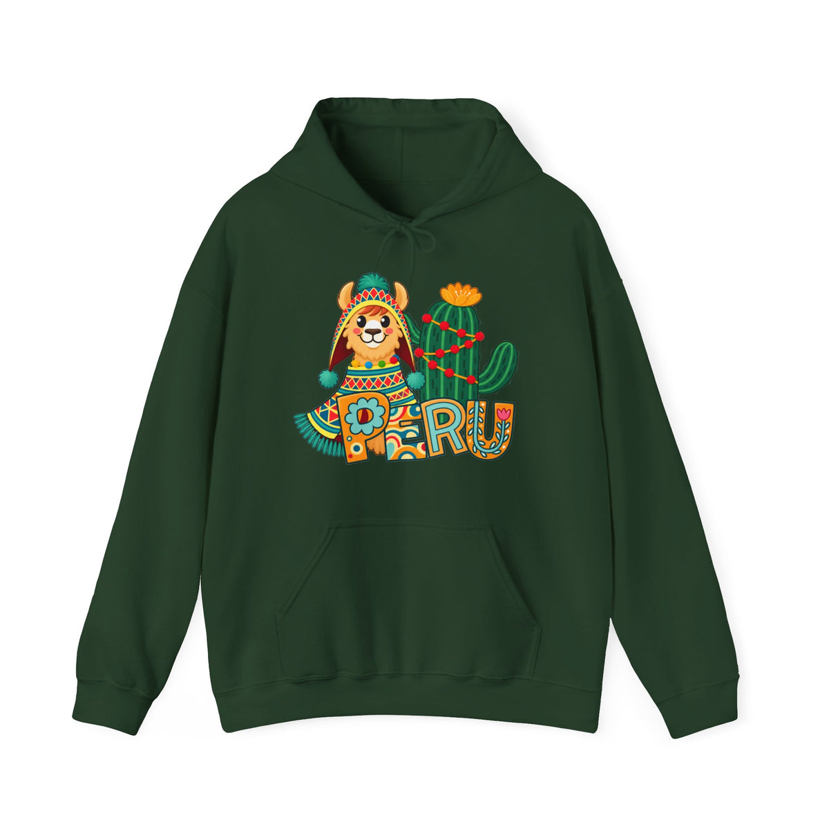 Best Chullo Llama Peru Hoodie - Cute Andean Poncho Gift