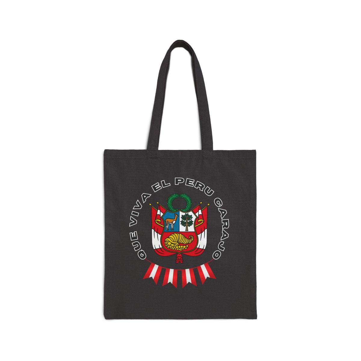 Best Peruvian Canvas Tote Bag "PERU Escarapela"
