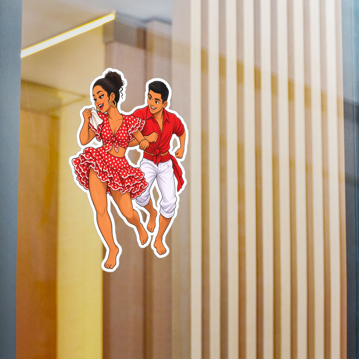 Best Afro-Peruvian Dance Sticker - Festejo Dancers Decal