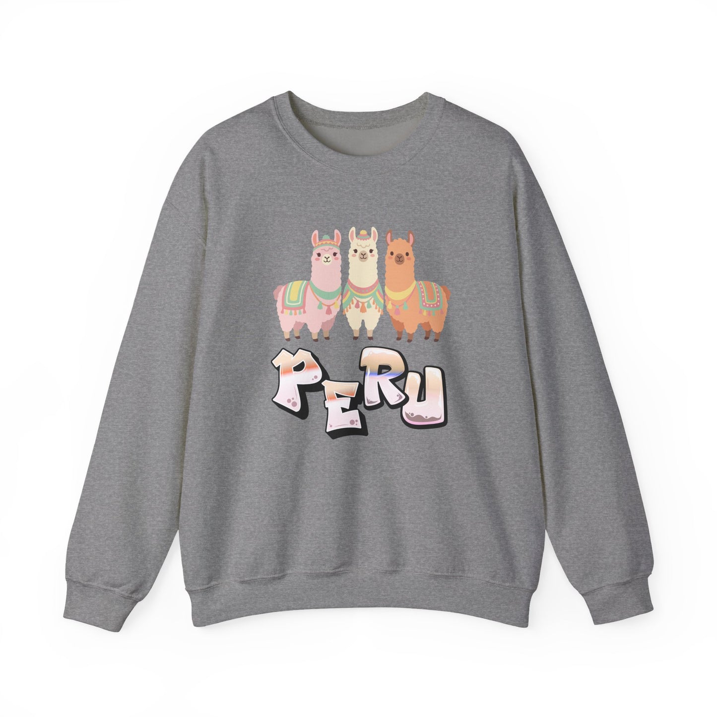 Best Peru Three Llamas Sweatshirt - Peruvian Crewneck