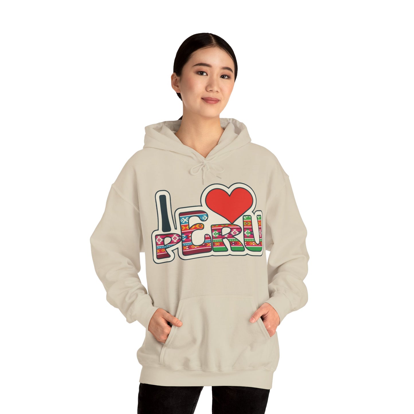 Best I Love Peru Unisex Hoodie - Peruvian Pride