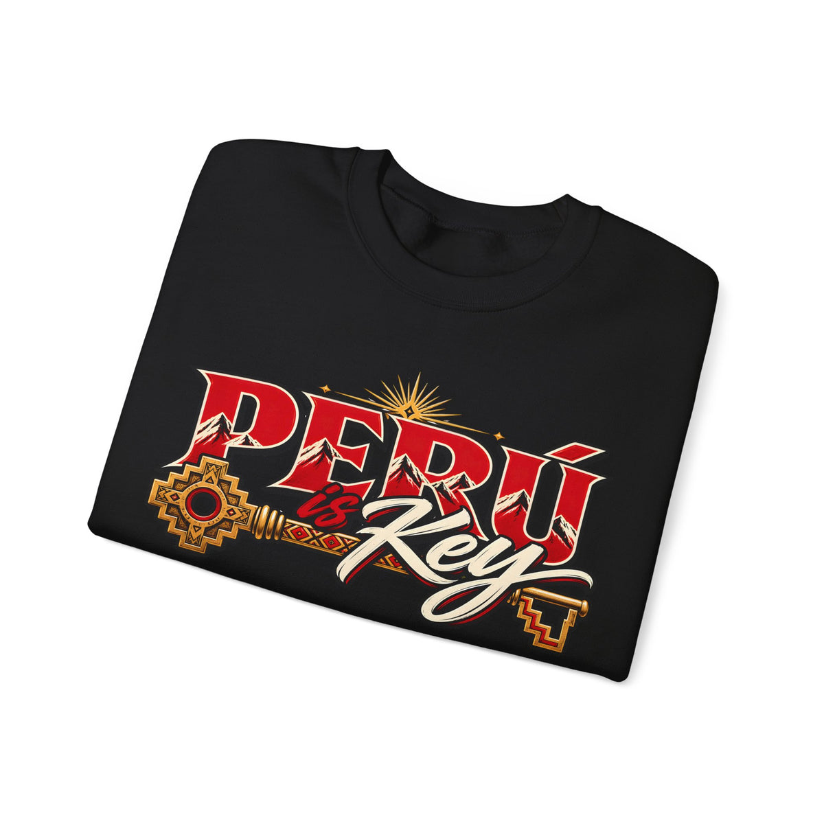 Best Peru is Key Sweatshirt - Golden Sun Andes Crewneck