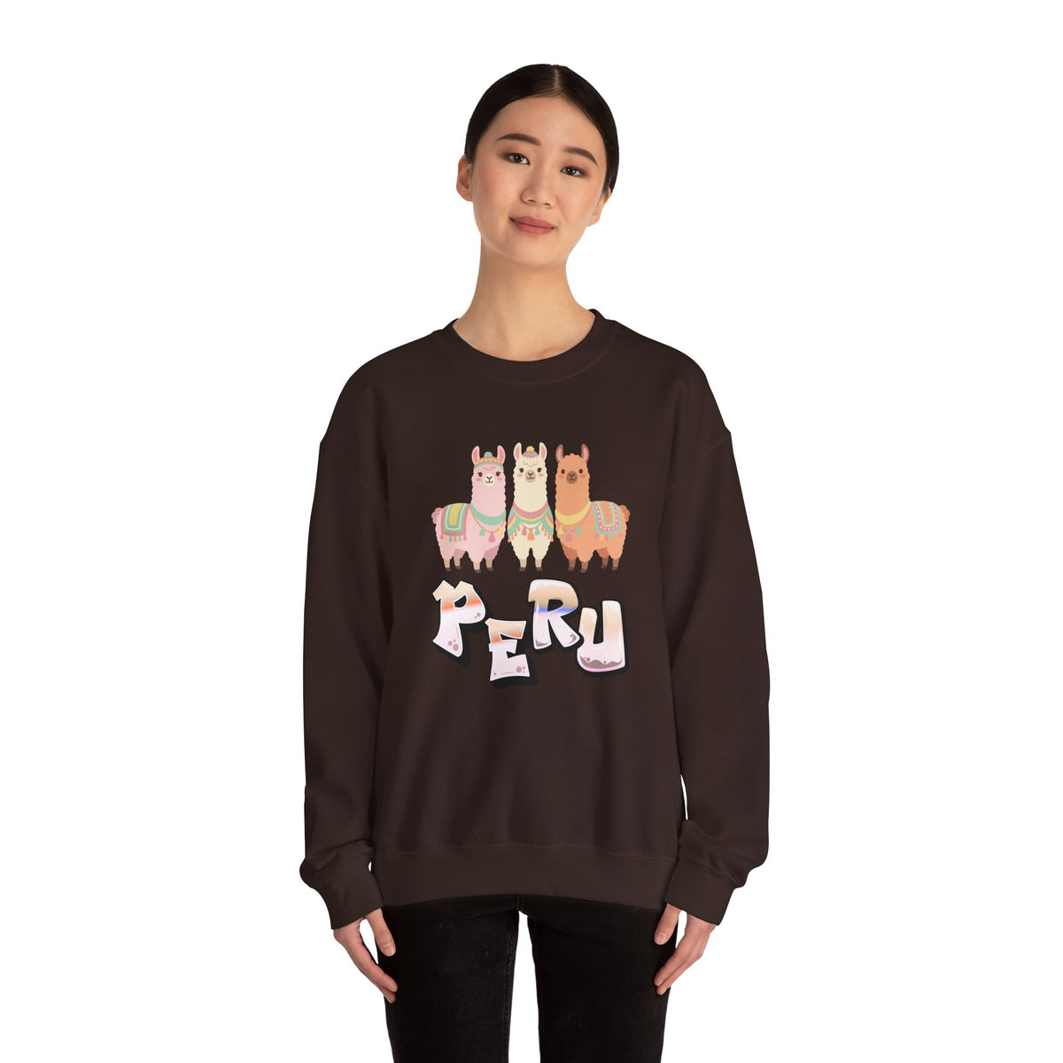 Best Peru Three Llamas Sweatshirt - Peruvian Crewneck