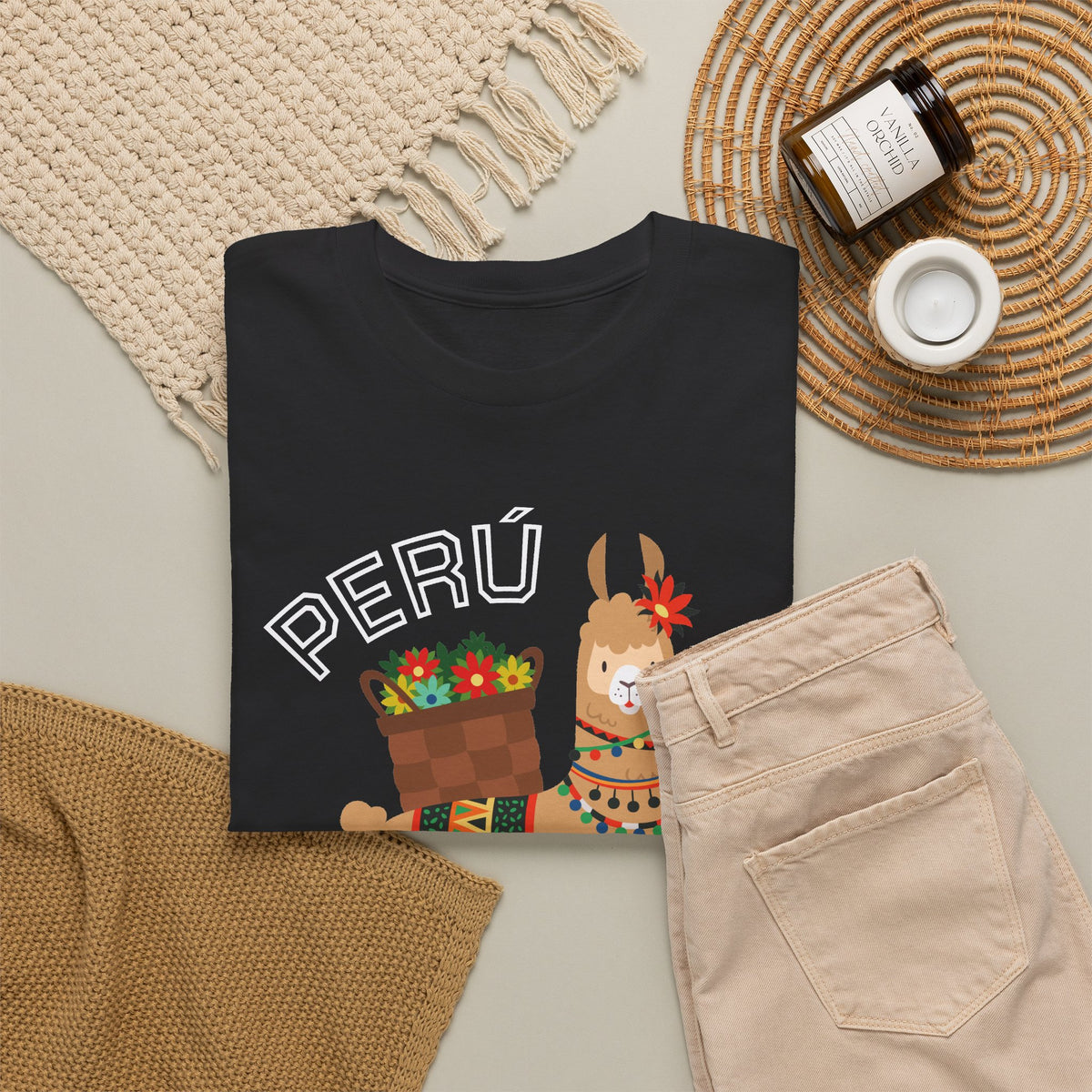 Best Peru Llama T-Shirt USA Unisex Andean Llama Pride Tee