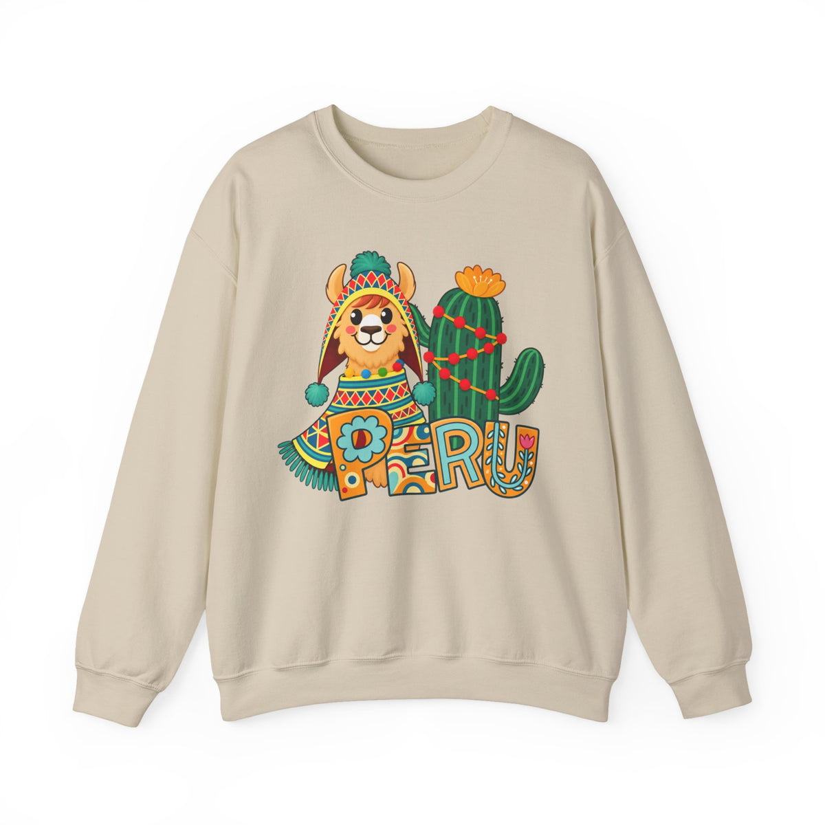 Best Peru Llama Sweatshirt - Cozy Peruvian Crewneck Gift