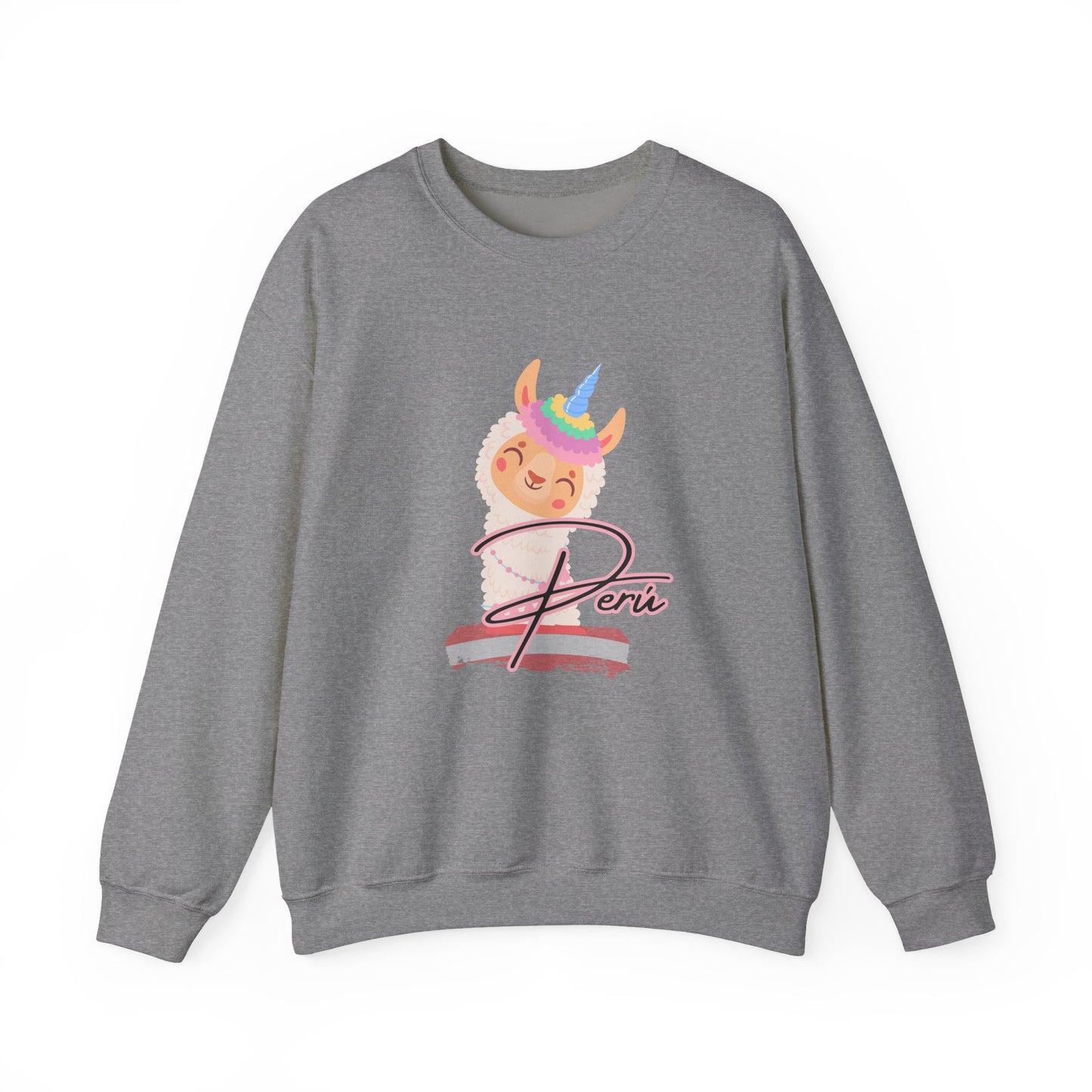 Best Peruvian Unisex Sweatshirt "Llama Unicorn"